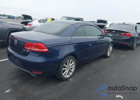 2012 Volkswagen Eos Komfort из США, поврежденный, VIN WVWBW7AHXCV003130